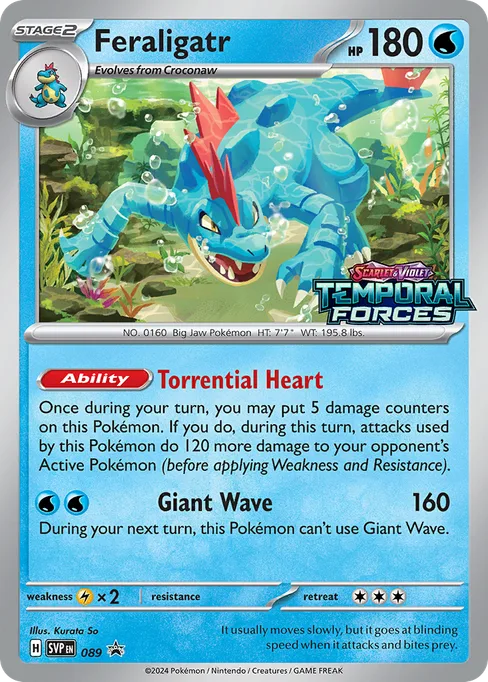 Feraligatr, Scarlet & Violet Black Star Promos #89