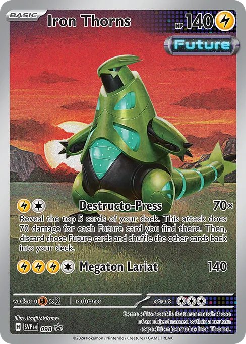 Iron Thorns, Scarlet & Violet Black Star Promos #98