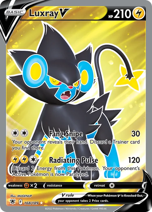 Luxray V, Astral Radiance #168
