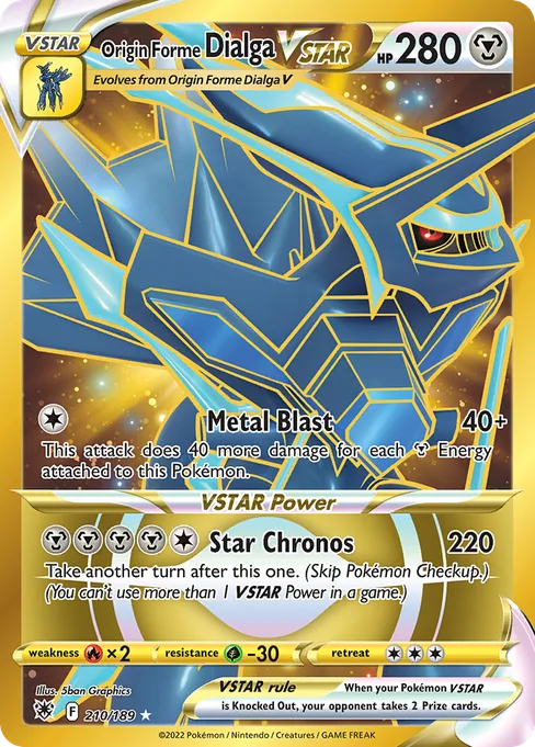 Origin Forme Dialga VSTAR, Astral Radiance #210