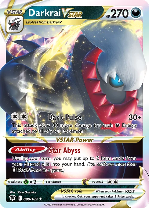 Darkrai VSTAR, Astral Radiance #99