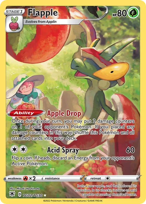 Flapple, Astral Radiance Trainer Gallery #TG02