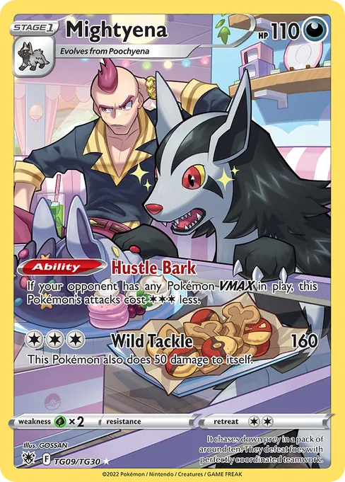 Mightyena, Astral Radiance Trainer Gallery #TG09