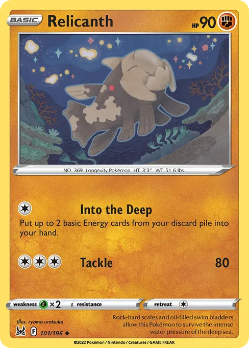 Relicanth, Lost Origin #101