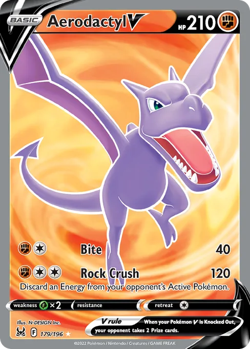 Aerodactyl V, Lost Origin #179