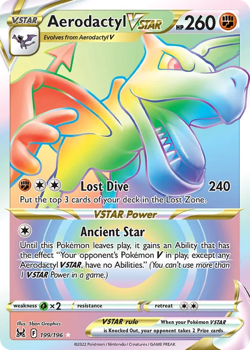 Aerodactyl VSTAR, Lost Origin #199
