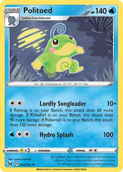Politoed, Normal