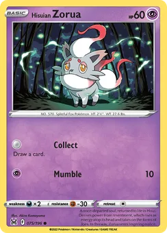 Hisuian Zorua, Normal