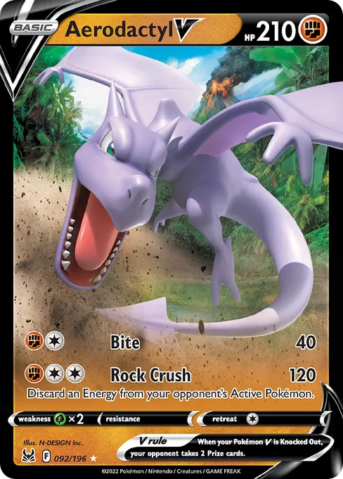 Aerodactyl V, Lost Origin #92