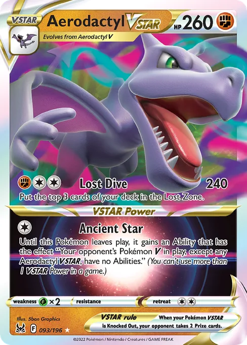 Aerodactyl VSTAR, Lost Origin #93