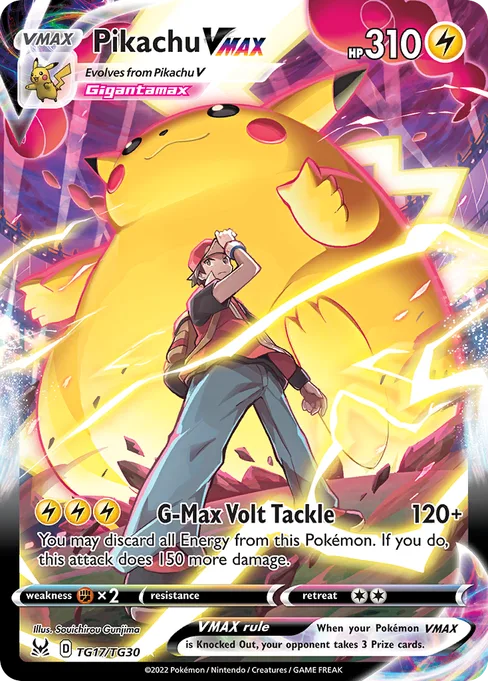 Pikachu VMAX, Lost Origin Trainer Gallery #TG17