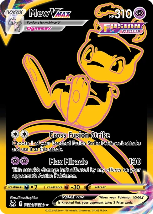 Mew VMAX, Lost Origin Trainer Gallery #TG30