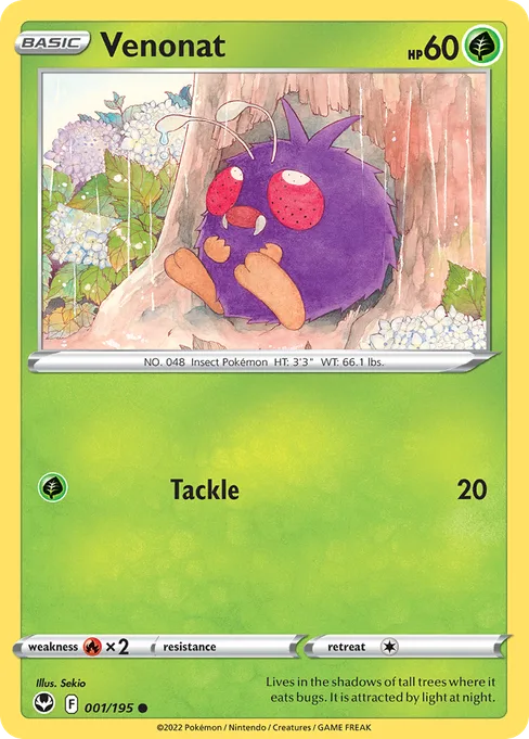 Venonat, Silver Tempest #1