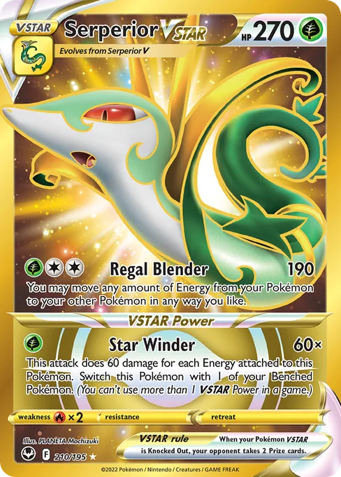 Serperior VSTAR, Silver Tempest #210