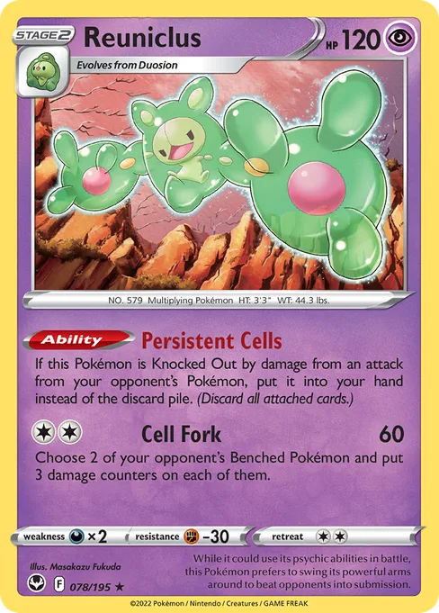 Reuniclus, Silver Tempest #78