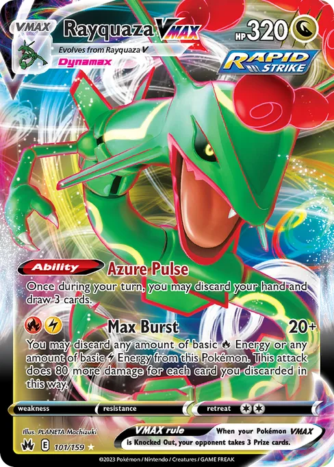 Rayquaza VMAX, Crown Zenith #101