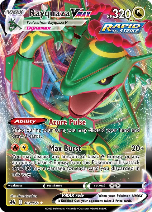 Rayquaza VMAX, Crown Zenith #102