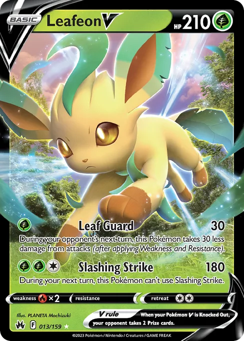 Leafeon V, Crown Zenith #13