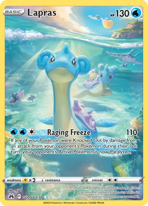 Lapras, Crown Zenith Galarian Gallery #GG05