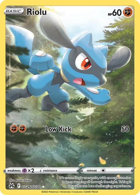 Riolu, Crown Zenith Galarian Gallery #GG26