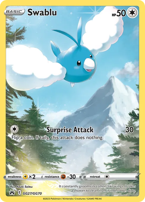 Swablu, Crown Zenith Galarian Gallery #GG27