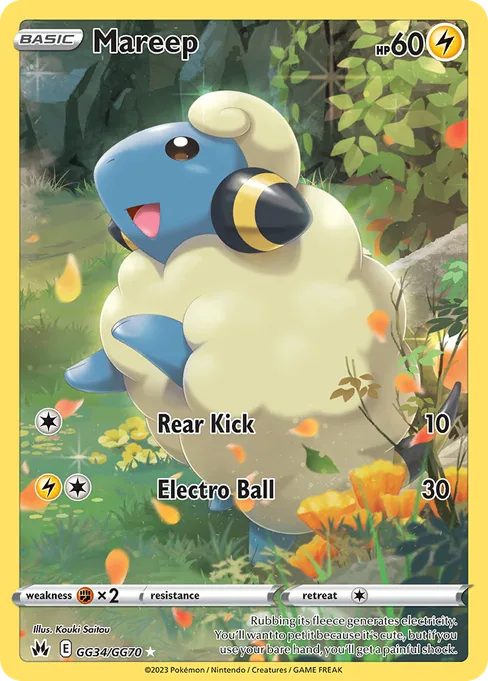 Mareep, Crown Zenith Galarian Gallery #GG34