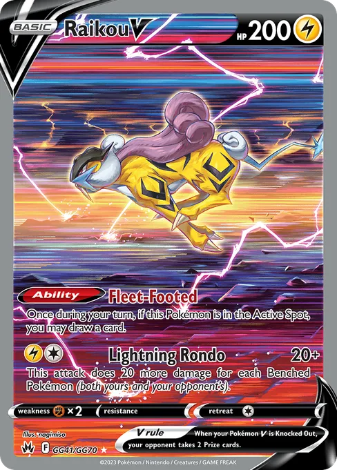 Raikou V, Crown Zenith Galarian Gallery #GG41
