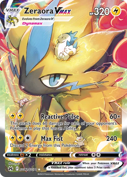Zeraora VMAX, Crown Zenith Galarian Gallery #GG42