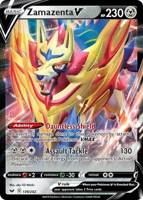 Zamazenta V, Sword & Shield #139