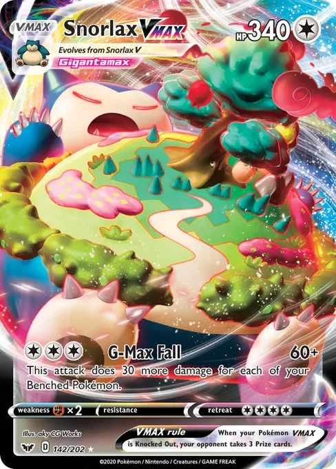 Snorlax VMAX, Sword & Shield #142