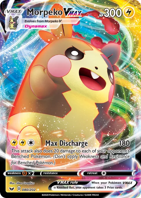 Morpeko VMAX, Sword & Shield #80