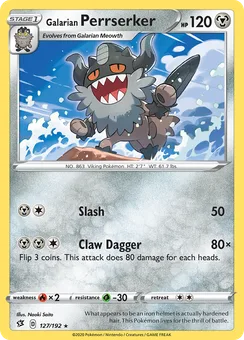 Galarian Perrserker, Normal