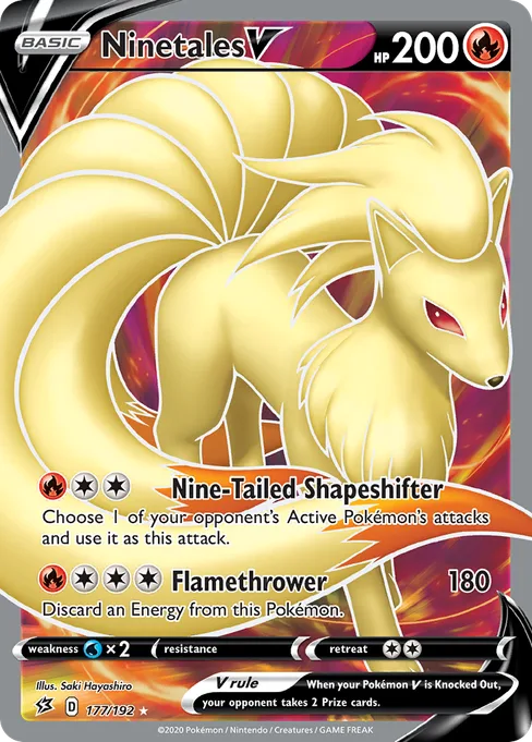 Ninetales V, Rebel Clash #177