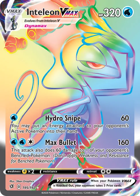 Inteleon VMAX, Rebel Clash #195