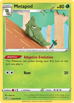 Metapod, Normal