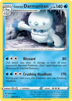 Galarian Darmanitan, Normal