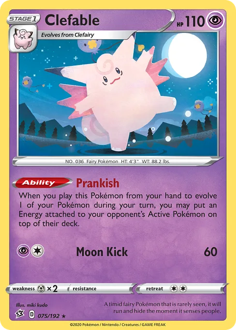 Clefable, Rebel Clash #75