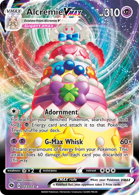 Alcremie VMAX, Champion's Path #23