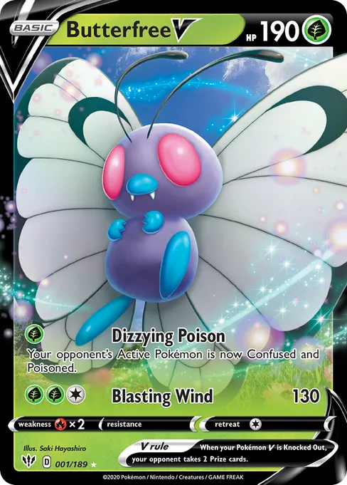 Butterfree V, Darkness Ablaze #1