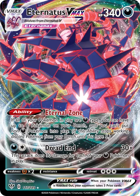 Eternatus VMAX, Darkness Ablaze #117
