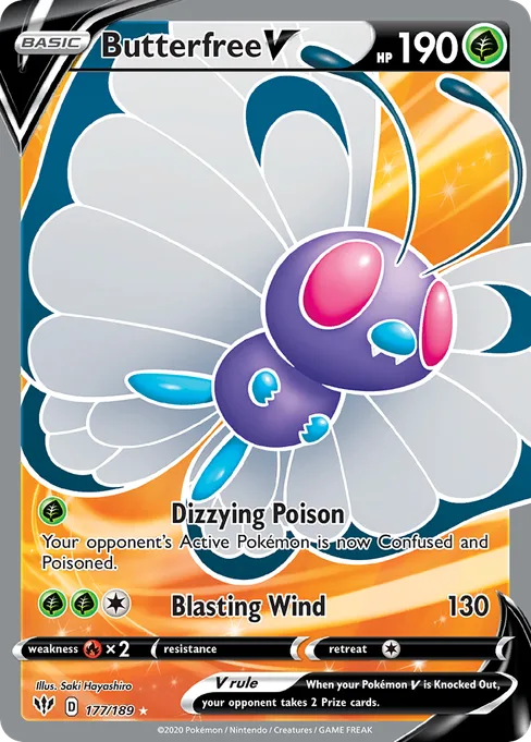 Butterfree V, Darkness Ablaze #177