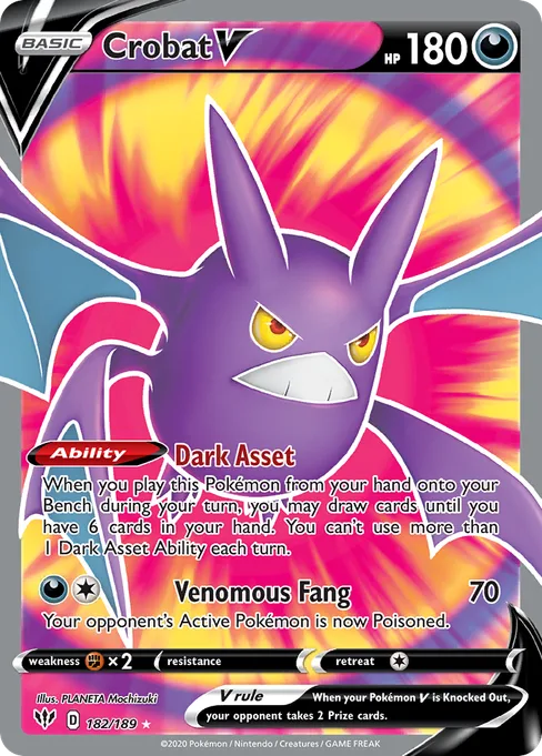 Crobat V, Darkness Ablaze #182