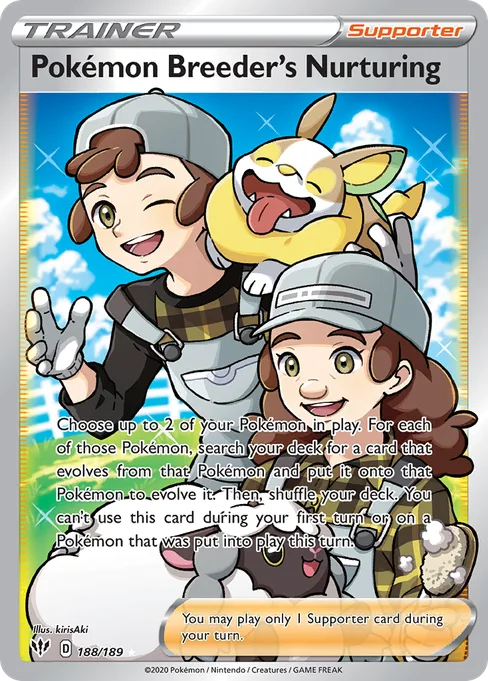 Pokémon Breeder's Nurturing, Darkness Ablaze #188