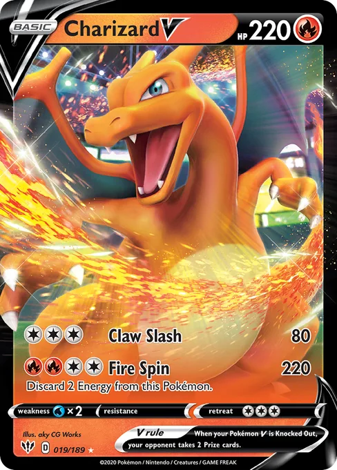 Charizard V, Darkness Ablaze #19