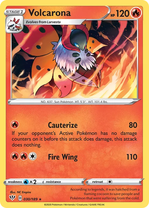 Volcarona, Darkness Ablaze #30