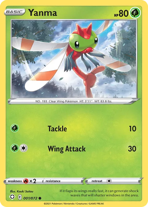 Yanma, Shining Fates #1