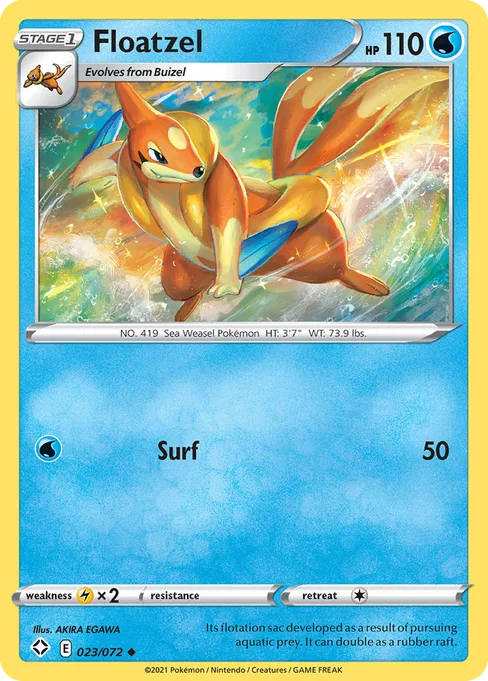Floatzel, Shining Fates #23