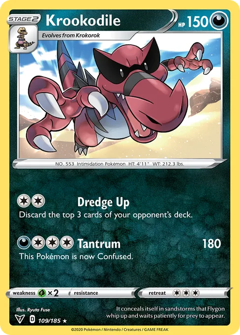 Krookodile, Vivid Voltage #109