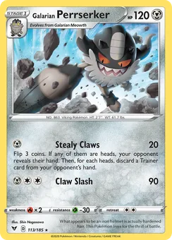 Galarian Perrserker, Normal