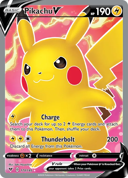 Pikachu V, Vivid Voltage #170